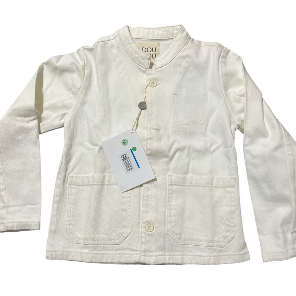 Douuod Kids White Button Down Shirt
